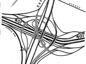 The plan proposed the most complex highway interchange attempted in Ontario to that point.