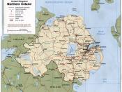 English: Map of Northern Ireland.