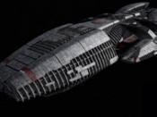 A Battlestar (the Battlestar Galactica) from the re-imagined series