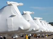 Shrink wrapped helicopters
