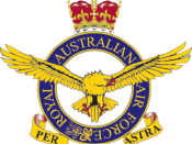 English: Royal Autralian Air Force Badge Français : Blason de la Royal Autralian Air Force
