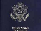 Biometric United States passport issued in 2007