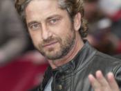 Scottish actor Gerard Butler at the press conference for the film Coriolanus.