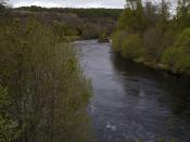 English: River Findhorn. Taken from the Bridge near Ferness
