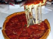 Giordano's Chicago-style deep dish pizza