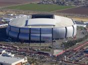 University of Phoenix stadium, site of this year’s Super Bowl, won by the New York Giants.