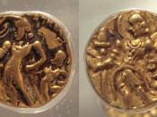Gold coins of Chandragupta II.