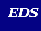 English: This is a recreation of the EDS corporate logo in use from 1992 - 1999.