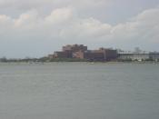 English: Umass Boston, viewed from Squantum Point Park in Quincy