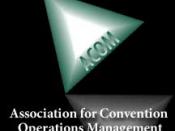 Logo of the Association for Convention Operations Management.