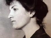 Photographic portrait of Alma Mahler, wife of the composer Gustav Mahler