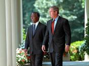 Thabo Mbeki with George W. Bush