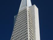 Top of the Transamerica building, downtown San Francisco, CA, USA