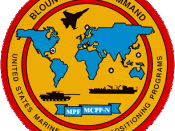 English: Insignia for the United States Marine Corps' Blount Island Command
