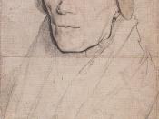 Bishop John Fisher, by Hans Holbein the Younger. Fisher refused to recognise Henry VIII's marriage to Anne Boleyn