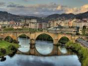 Bridge View of Roman origin of the city of Ourense, Spain. 2008 Ourense (Spain)