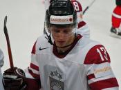 English: Guntis Galviņš, Latvian ice hockey player Latviešu: Guntis Galviņš, Latvijas hokejists