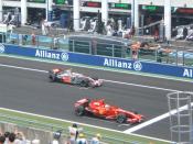 Felipe Massa et LEwis Hamilton en première ligne