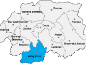 Veľký Krtíš District in the Banská Bystrica region