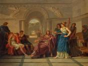 Jean-Jacques Lagrenée - Helen Recognising Telemachus, Son of Odysseus - WGA12378