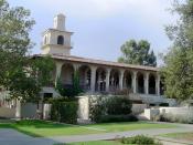 English: Photographed and uploaded by user:Geographer. Johnston Student Center and Freeman College Union built in 1928 is a center for the social life of the campus, Occidental College, on July 15, 2005.