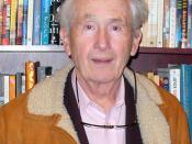 Frank McCourt at New York City's Housing Works bookstore for a tribute to recently-deceased Irish poet Benedict Keily. Photographer's blog post about the death of Frank McCourt and the memory of this photo.