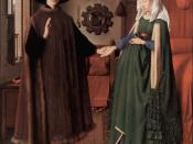 Untitled, known in English as The Arnolfini Portrait, The Arnolfini Wedding, The Arnolfini Marriage, The Arnolfini Double Portrait, or Portrait of Giovanni Arnolfini and his Wife.