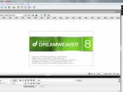 Dreamweaver 8, the last version marketed by Macromedia.