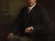 Portrait of Alexander Cameron Rutherford, Premier of Alberta (1905–10): the Alberta Government purchased this painting by commissioning Long to paint it when Rutherford's term as premier was over.