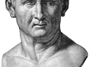 Cicero, Kopiezeichnung einer Büste aus London (Herzog Wellington)