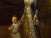 Detail of Lady Mary Wortley Montagu with her son, Edward Wortley Montagu, and attendants. See source website for additional information.