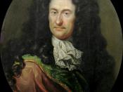 Gottfried Wilhelm Leibniz, um 1700, Öl auf Holz