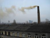 English: Air pollution in Poznań, Kolejowa Street Polski: Zanieczyszczenie powietrza w Poznaniu, ul. Kolejowa Deutsch: Luftverschmutzung in Poznań, Kolejowa Strasse