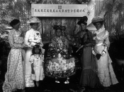 Empress Dowager Cixi with foreign ladies