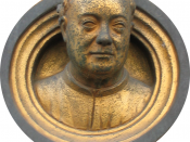 Bust of Lorenzo Ghiberti in the Gates of Paradise