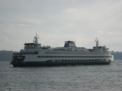 Washington State Ferry Tacoma on Elliott Bay.