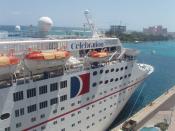 English: The cruise ship Celebration when it was part of Carnival Cruise Lines docked in Nassau, Bahamas