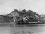 English: Alcatraz Island in 1895.