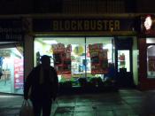 English: A Blockbuster Video rental shop in the town of Peterlee, County Durham, England. This particular branch is located on Yoden Way in the town's shopping centre. Photographed on December 21, 2006 by user skl1983