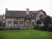 English: The birthplace of William Shakespeare The birthplace of William Shakespeare on Henley Street Stratford-upon-Avon