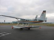 English: An RCMP Cessna 208 Caravan on floats. Picture taken by me at Vancouver International Airport on August 22, 2005. -Lommer