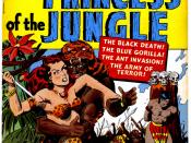 Cover scan of a jungle girl comic book.