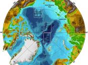 English: Arctic Ocean, submarine features Français : Bathymétrie de l'océan arctique