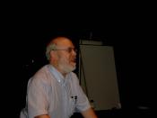 Nederlands: Prof. David Bordwell tijdens het Zomerfilmcollege 2007 te Brugge