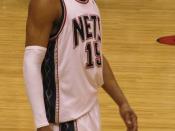 English: Vince Carter playing with the New Jersey Nets