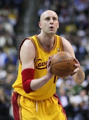 English: An image of Cleveland Cavaliers player Zydrunas Ilgauskas.