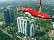 bungee jumping vom Dortmunder Fernsehturm; Plattform wegen eines Todesfalles inzwischen geschlossen