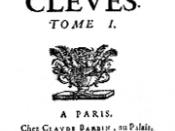 Title page of Marie-Madeleine de la Fayette's La Princesse de Clèves