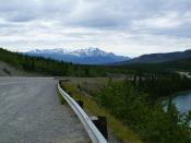 along the Yukon Highway in the Yukon Territory