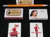 Matchboxes used as advertisement to promote new CINNAMON Altoids